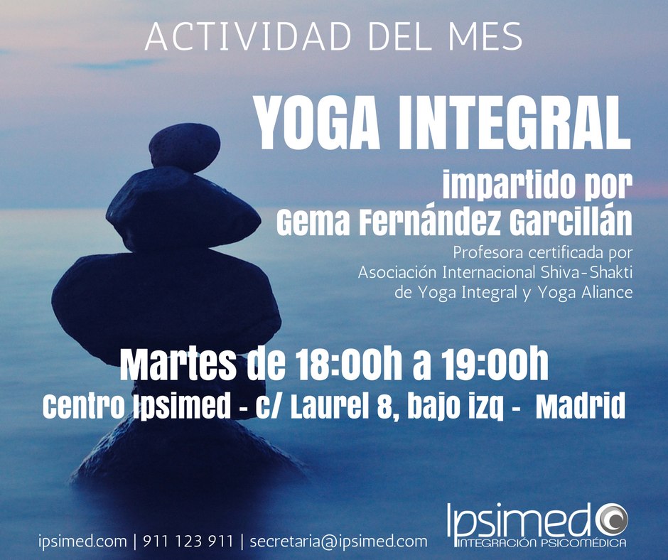 Yoga Integral en Ipsimed, por Gema Garcillán